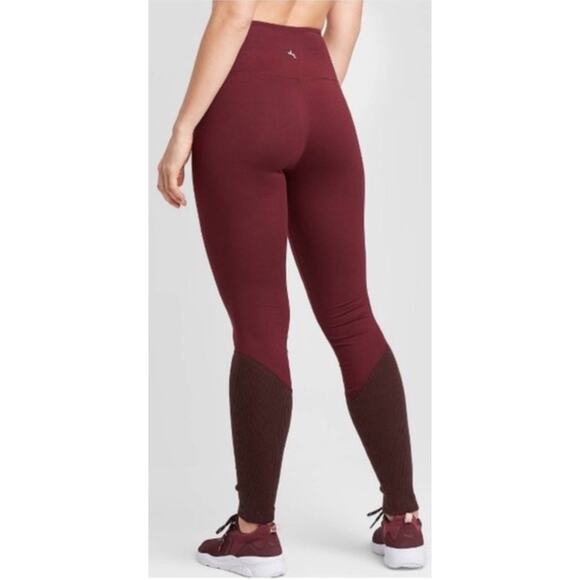 JoyLab Mid Rise Mixed Media Stretch Skinny Workout Leggings Size X-Small NEW - Picture 2 of 13